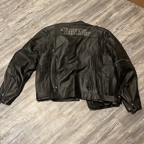 Harley-Davidson Men’s Leather Riding Jacket - Picture 2 of 3